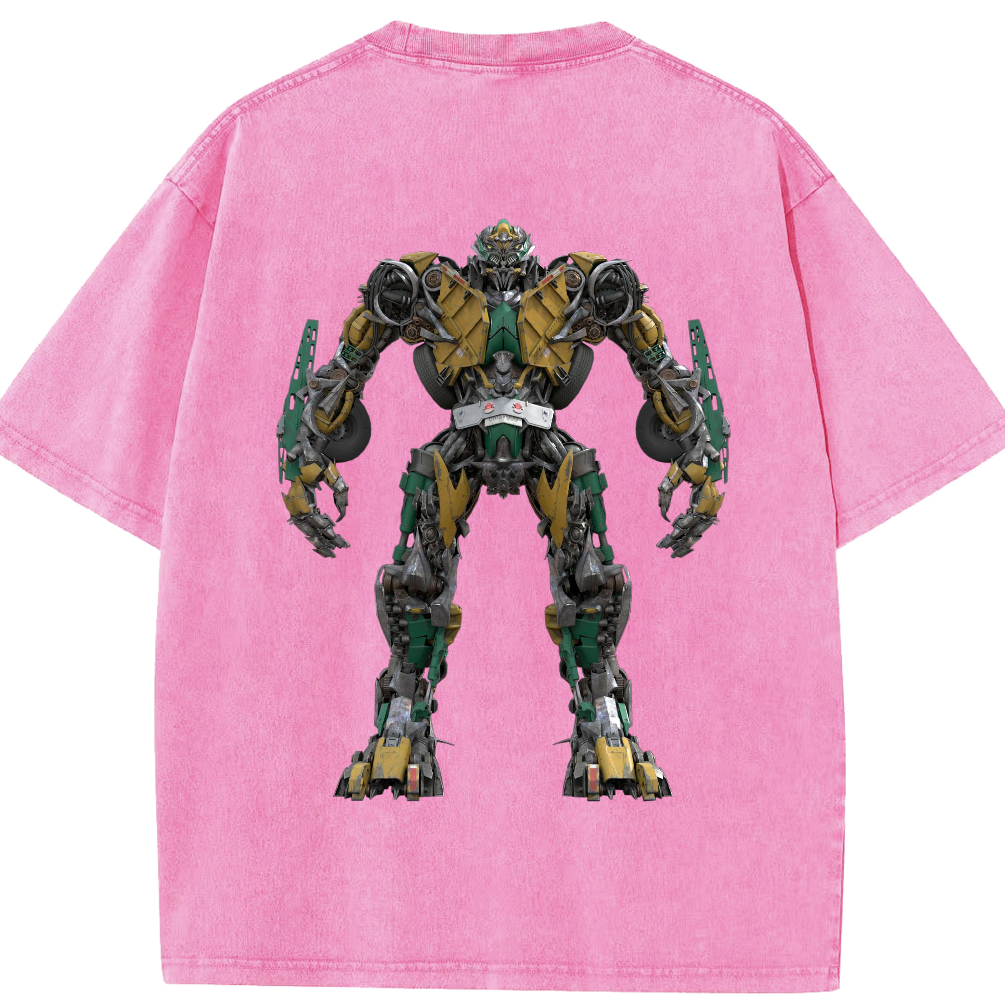 （画像用）  綿100% ヴィンテージ風 半袖Tシャツ（背面プリント）